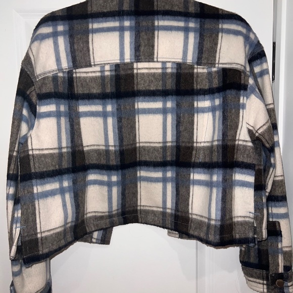 NWT, Zara women’s plaid wool coat, size small - Picture 3 of 3